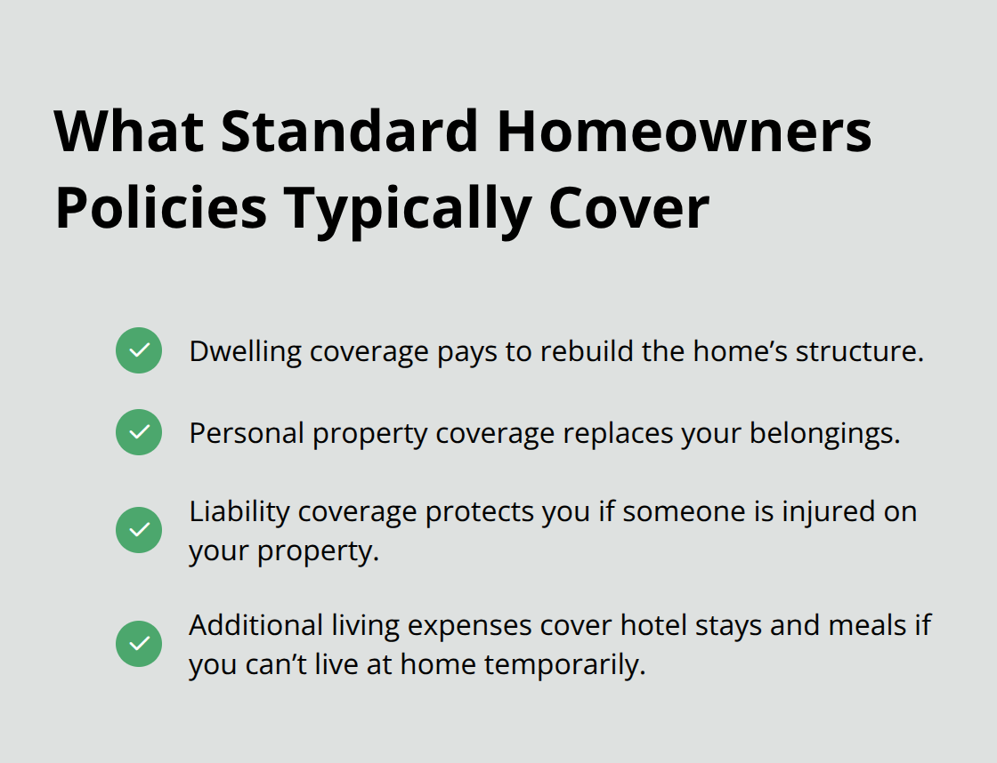 Four core coverages included in most standard homeowners policies - Puget Sound homeowners policy
