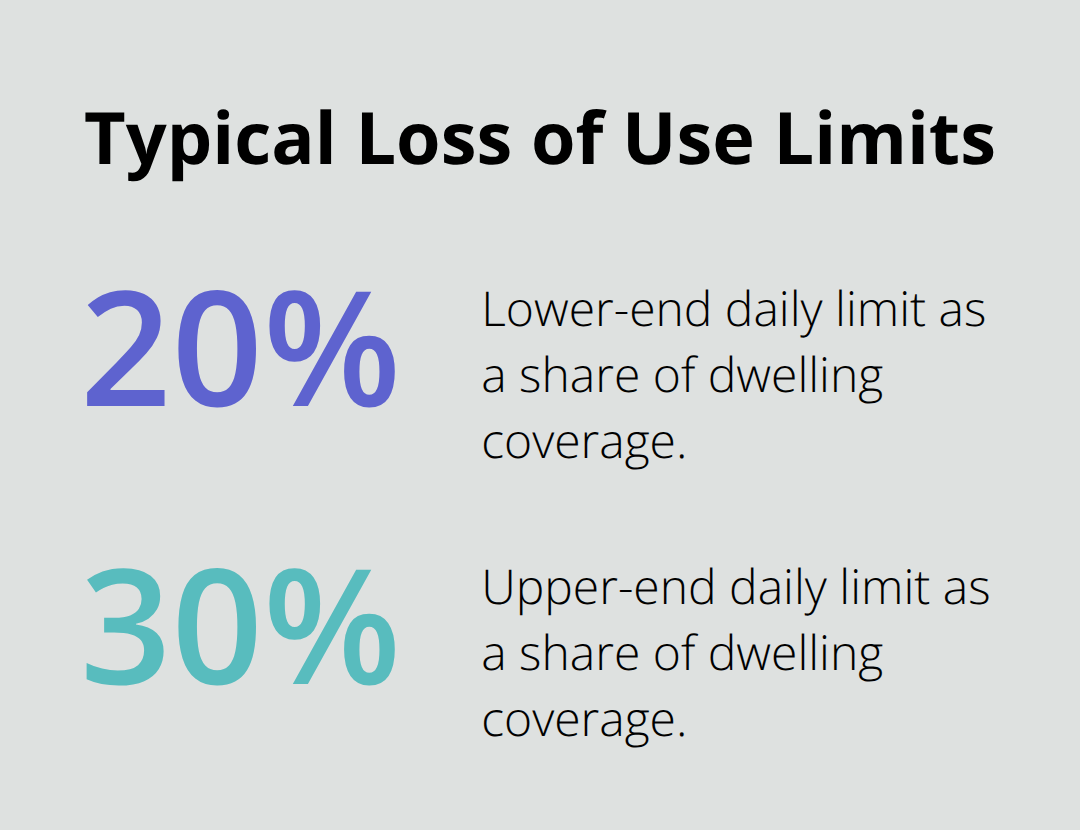 Percentage range for additional living expense limits in HO-6 policies - condo insurance options