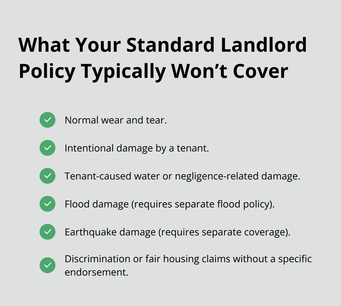 List of common exclusions in landlord insurance policies. - rental property insurance basics